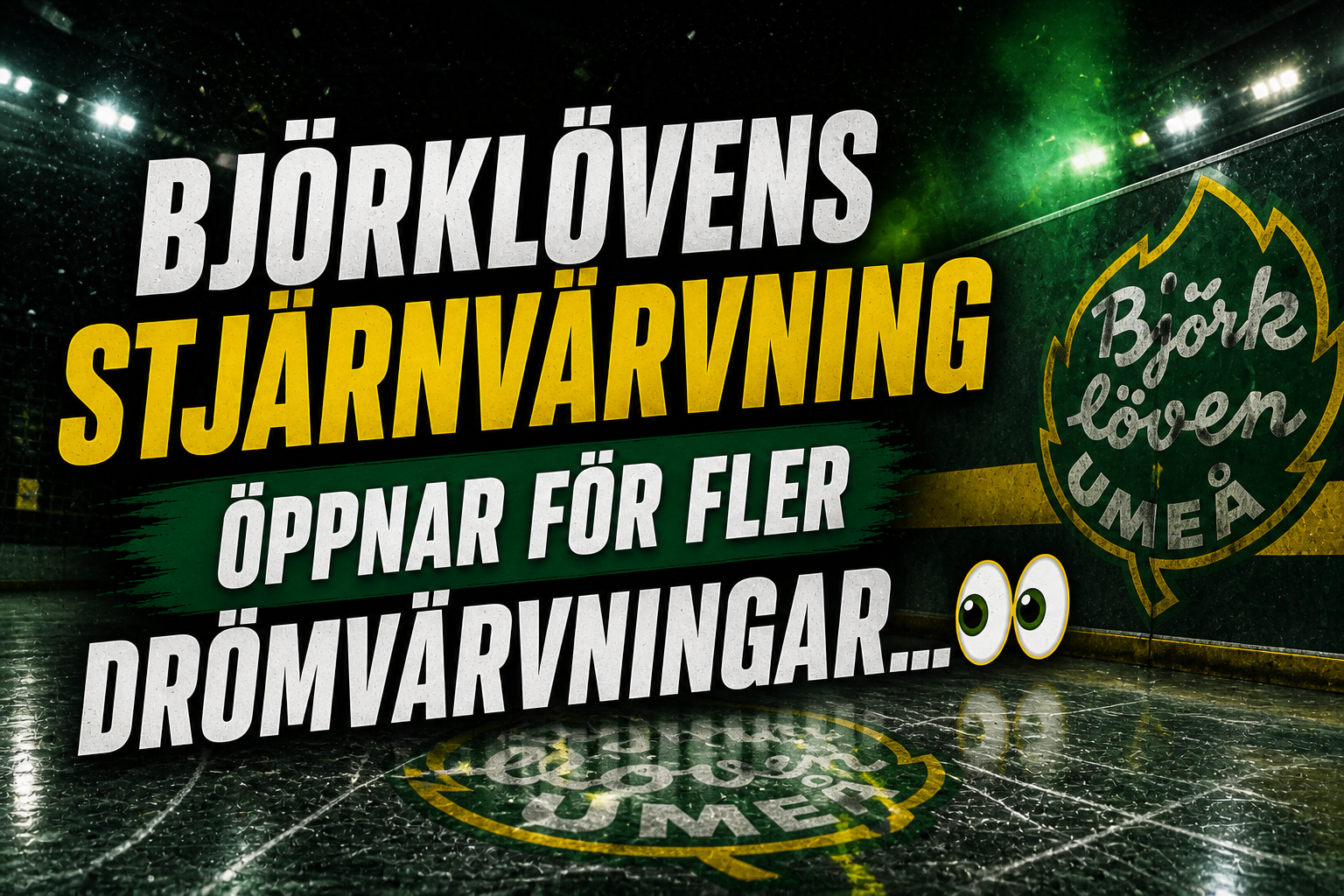 Björklöven: Björklövens stjärnvärvning öppnar för fler drömvärvningar