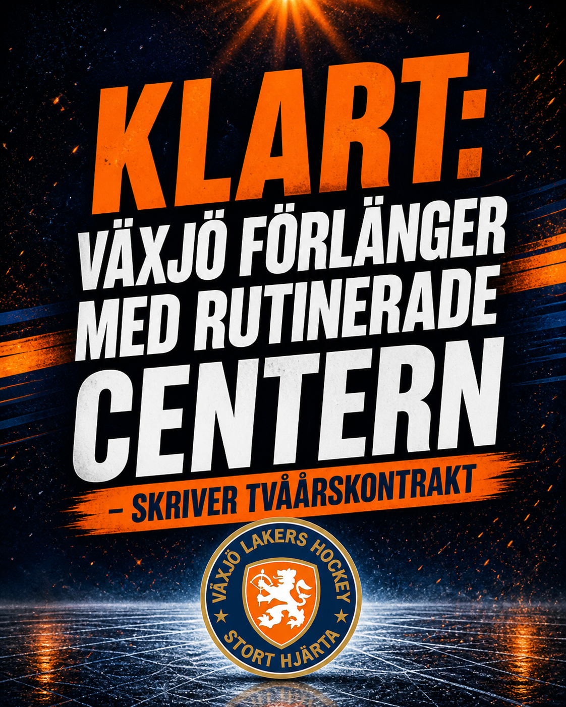 Växjö Lakers: KLART: Växjö förlänger med rutinerade centern – skriver tvåårskontrakt