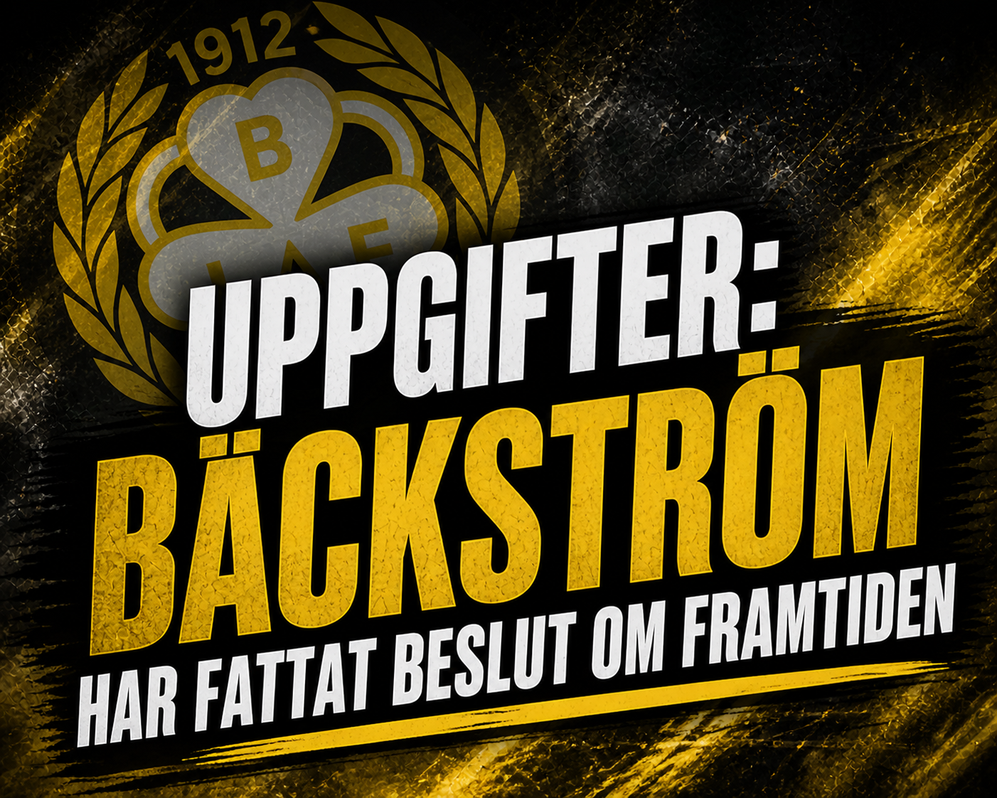 Brynäs: UPPGIFTER: Bäckström har fattat beslut om framtiden