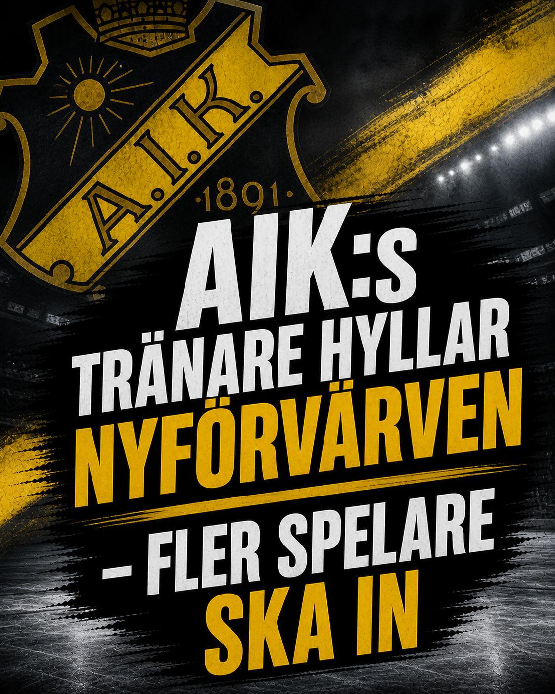 AIK Hockey: AIK:s tränare hyllar nyförvärven - fler spelare ska in