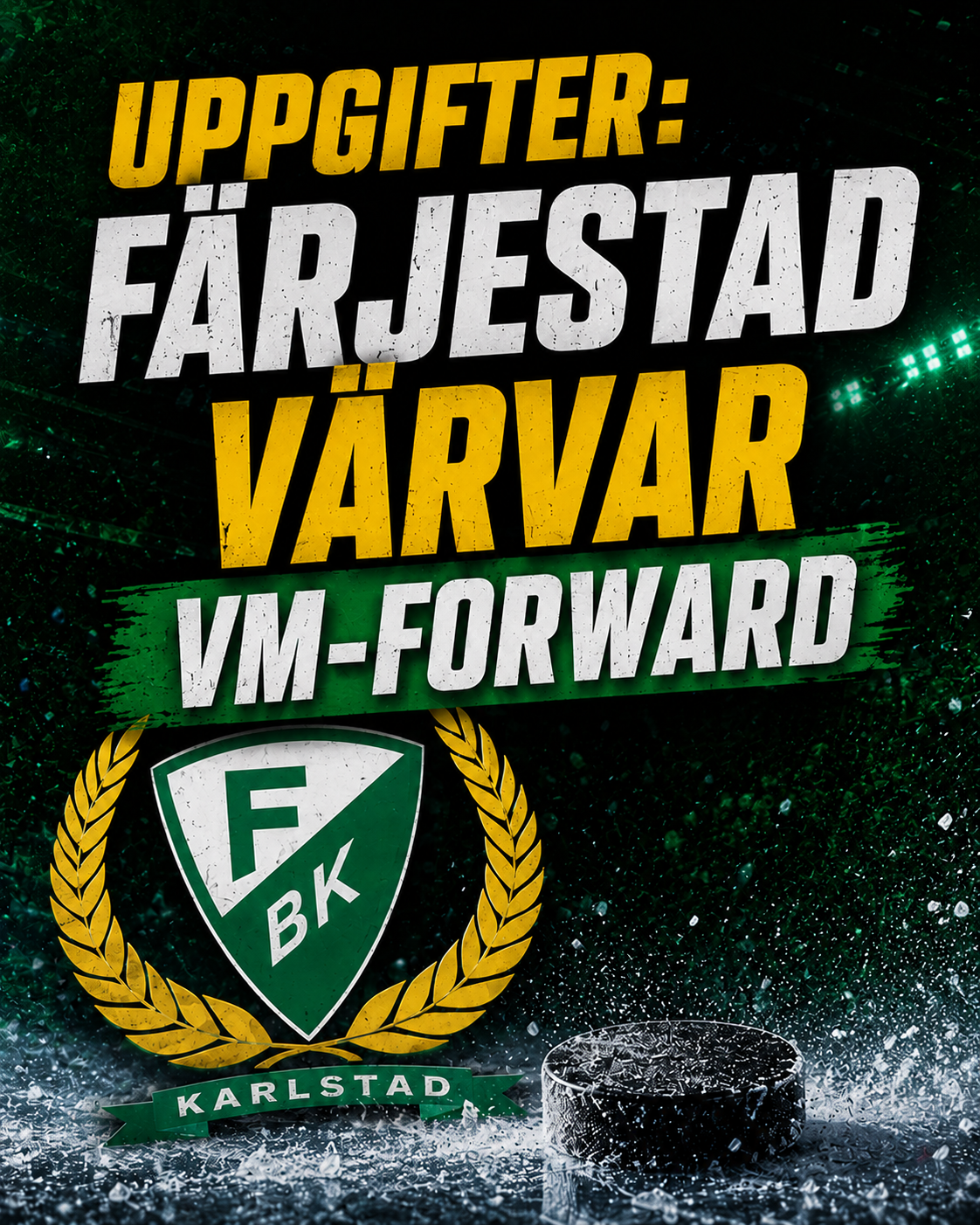 Uppgifter: Färjestad värvar VM-forward