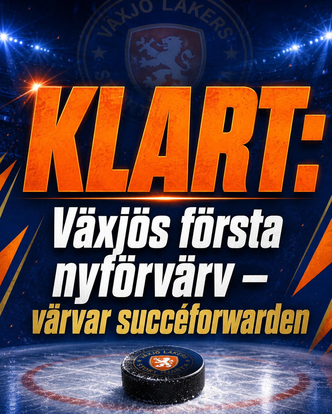 Växjö Lakers: KLART: Växjös första nyförvärv – värvar succéforwarden