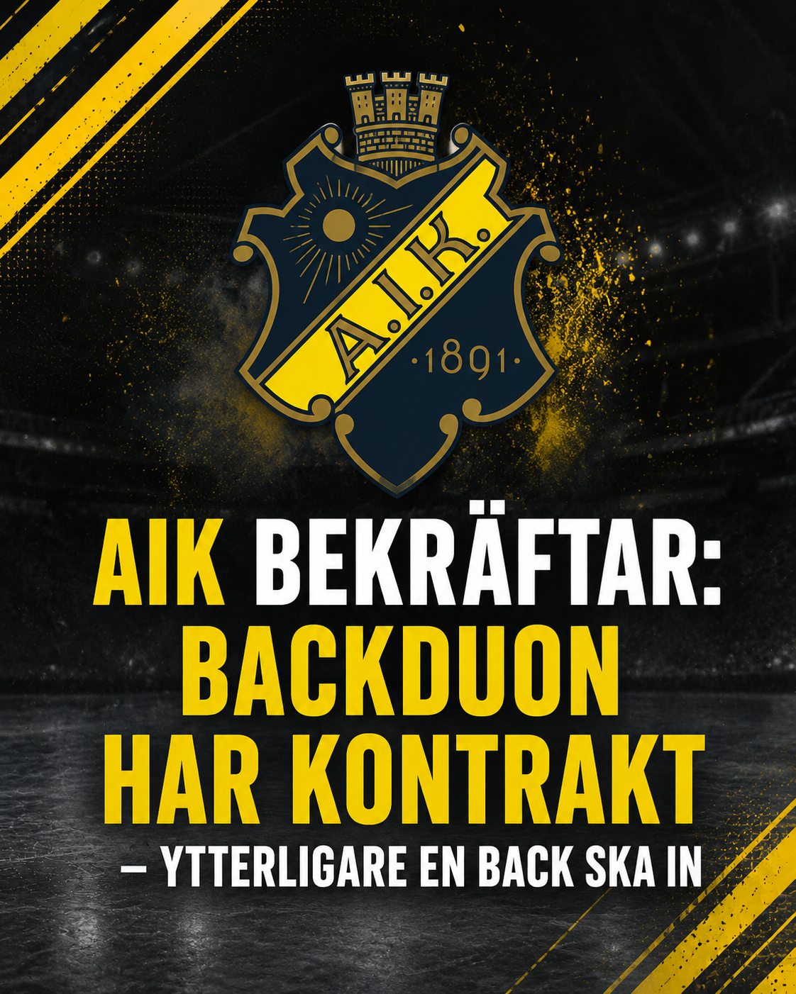 AIK bekräftar: Backduon har kontrakt – ytterligare en back ska in