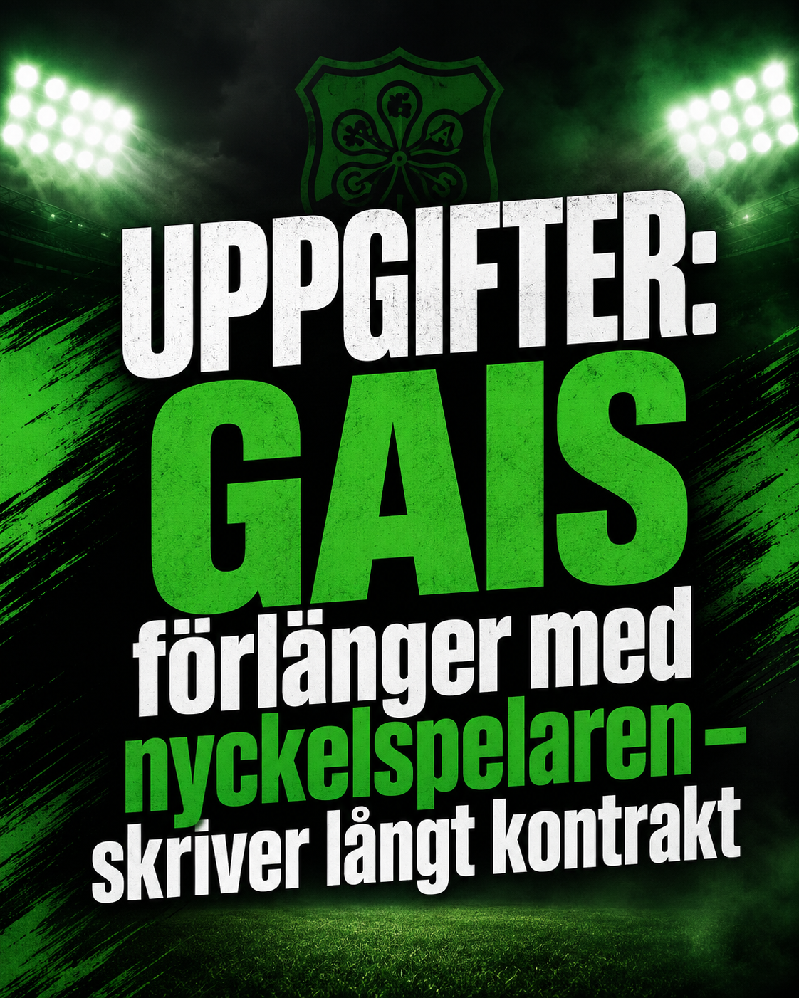 GAIS: UPPGIFTER: GAIS förlänger med nyckelspelaren – skriver långt kontrakt