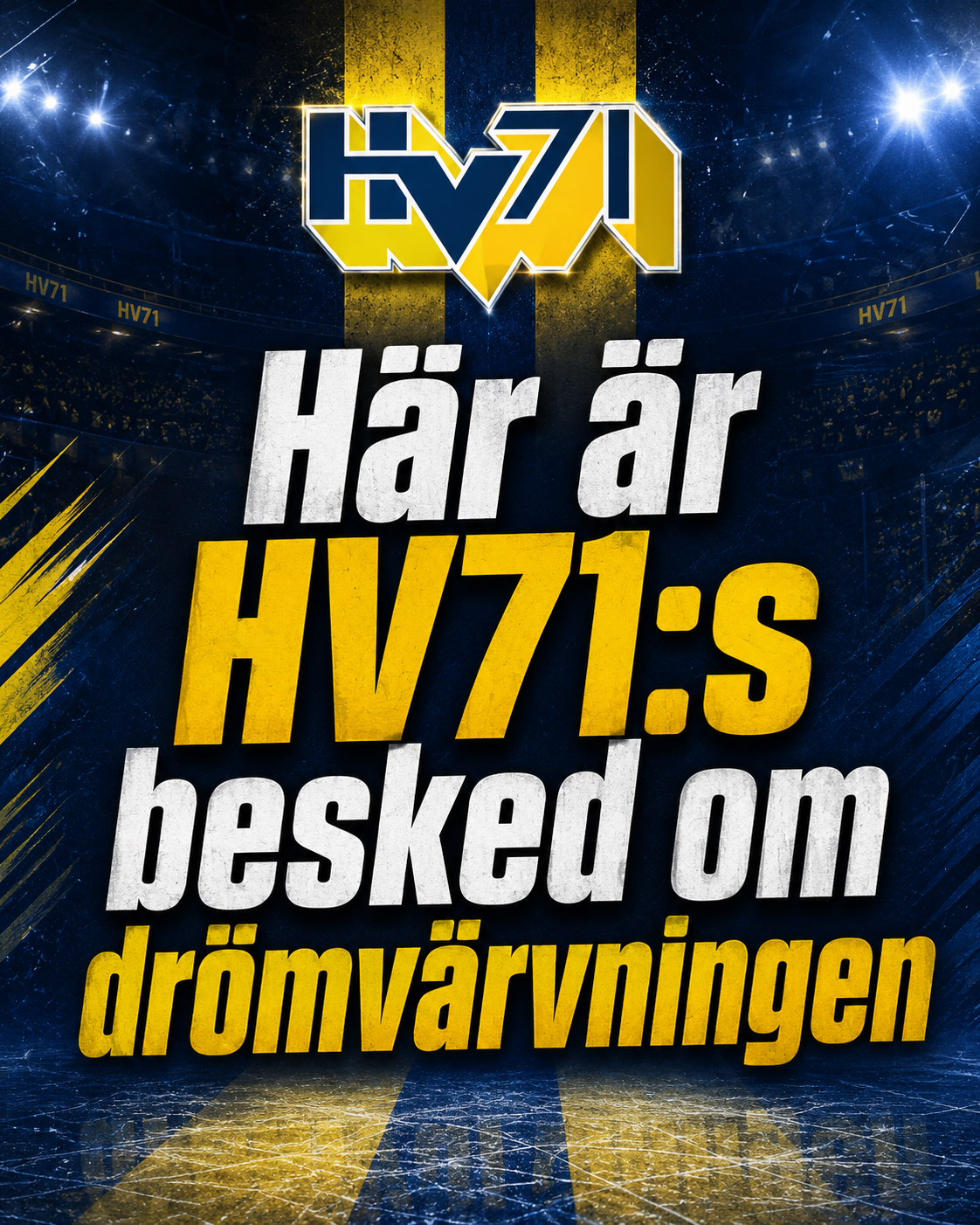 Här är HV71:s besked om drömvärvningen
