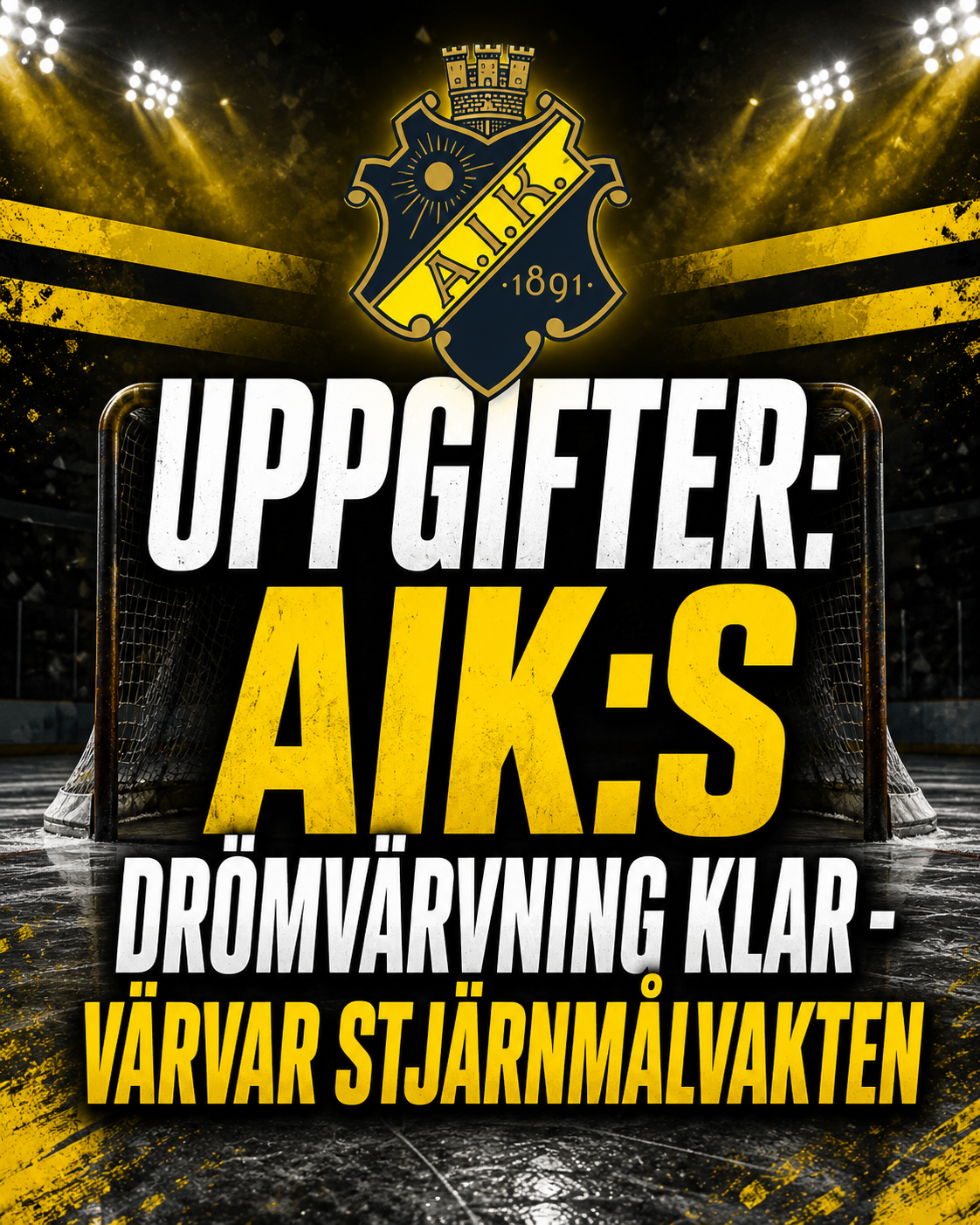 Uppgifter: AIK:s drömvärvning klar - värvar stjärnmålvakten