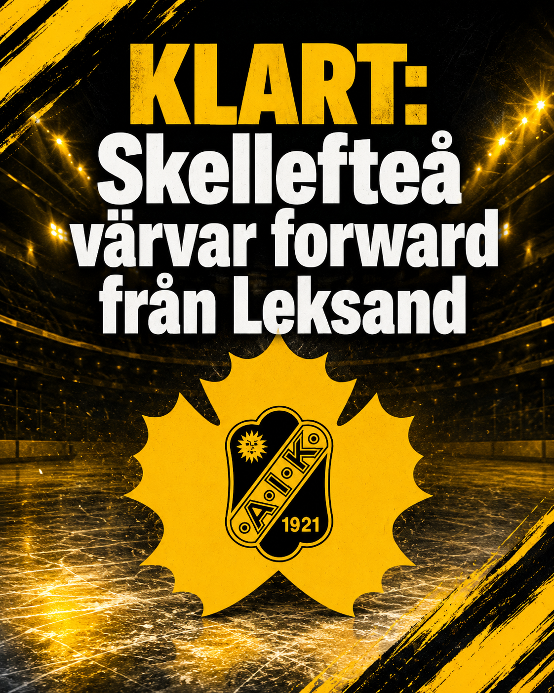 KLART: Skellefteå värvar forward från Leksand