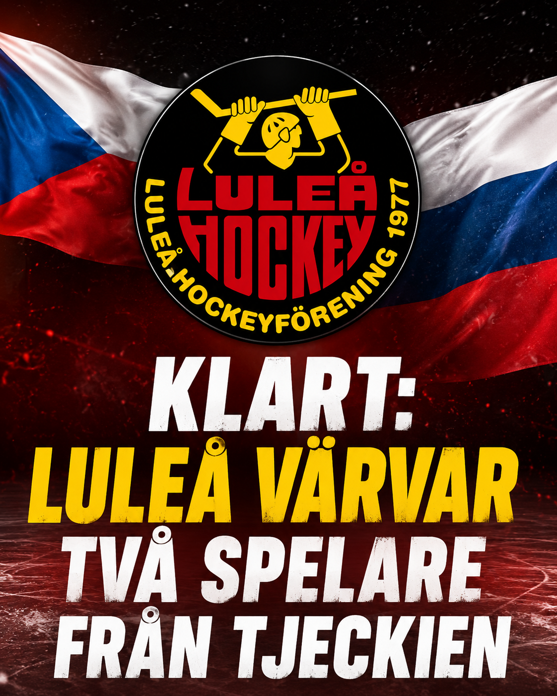 Luleå Hockey: KLART: Luleå värvar två spelare från Tjeckien