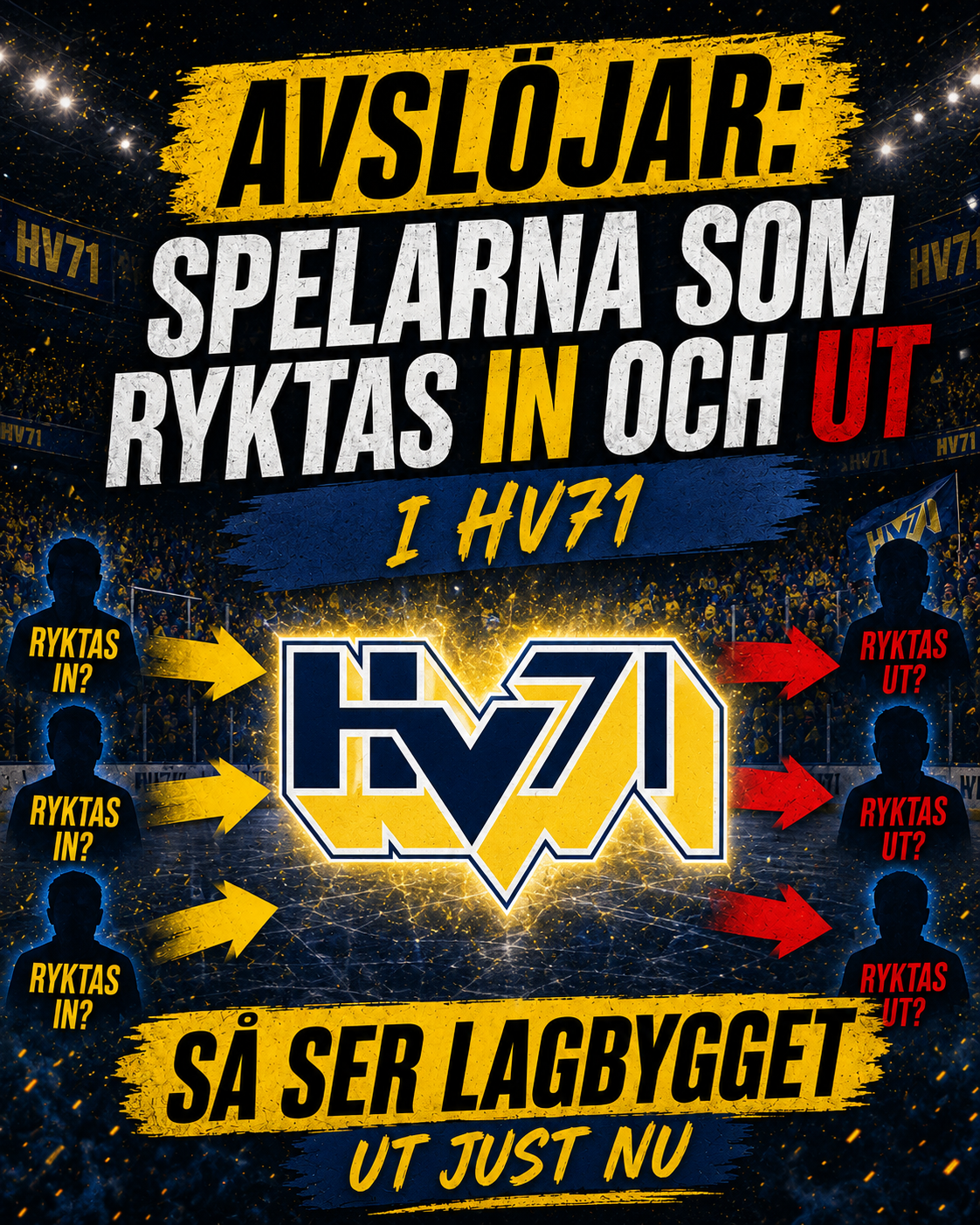 Hv71: AVSLÖJAR: Spelarna som ryktas in och ut i HV71 | Så ser lagbygget ut just nu