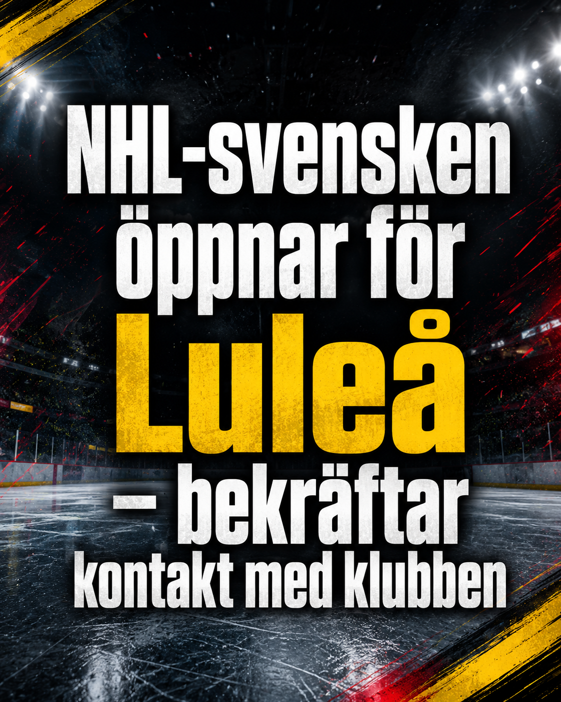 Luleå Hockey: NHL-svensken öppnar för Luleå – bekräftar kontakt med klubben