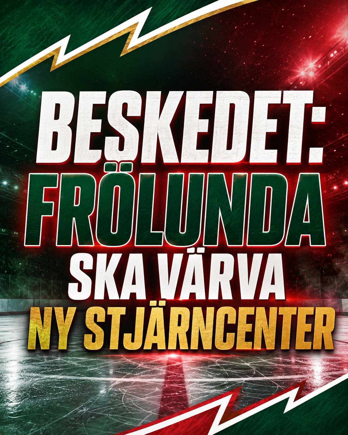 Frölunda: Beskedet: Frölunda ska värva ny stjärncenter
