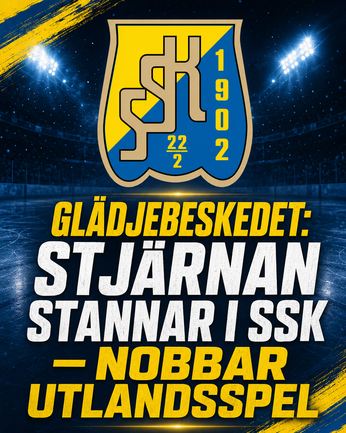 Södertälje: Glädjebeskedet: Stjärnan stannar i SSK – nobbar utlandsspel