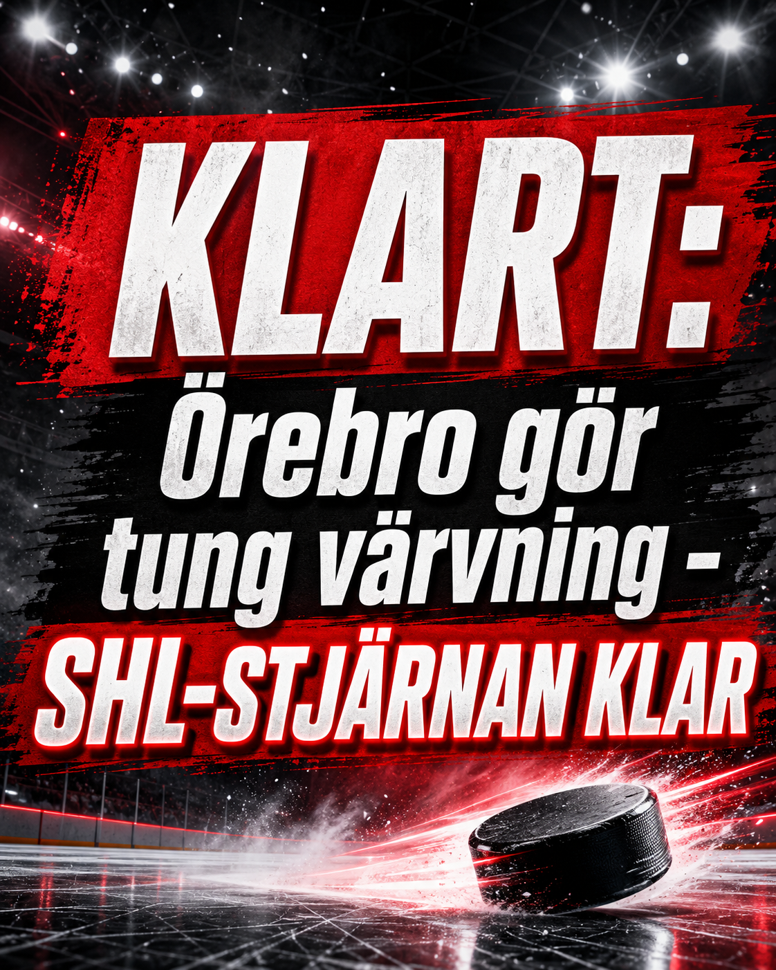Örebro Hockey: KLART: Örebro gör tung värvning - SHL-stjärnan klar