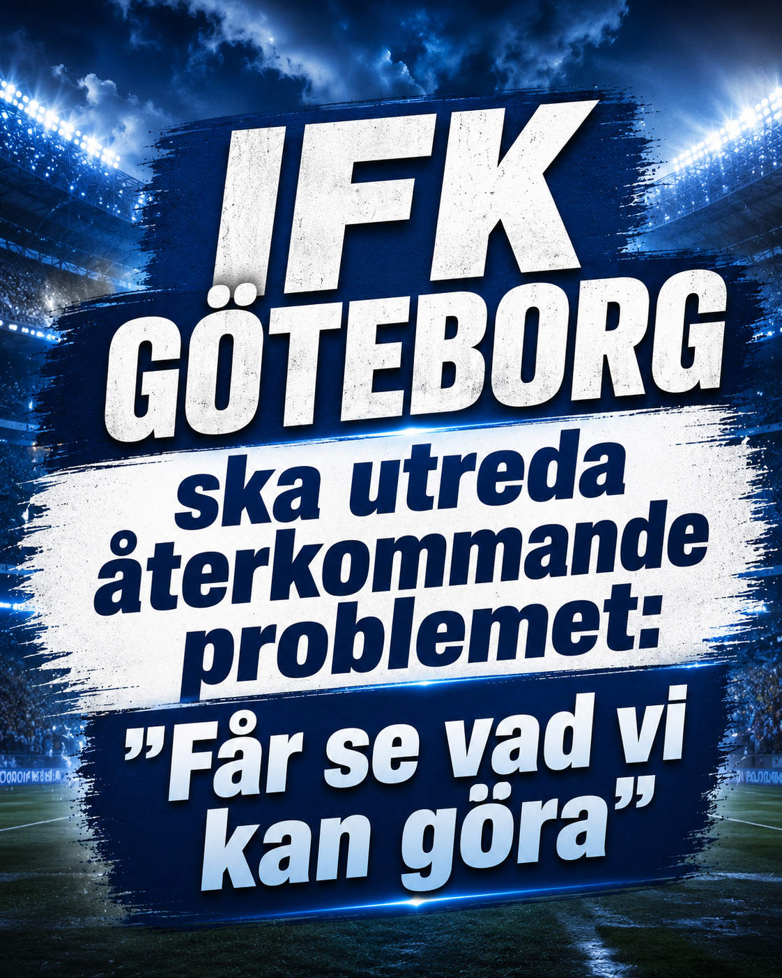 Blåvitt ska utreda skadeproblemen: ”Måste titta på”