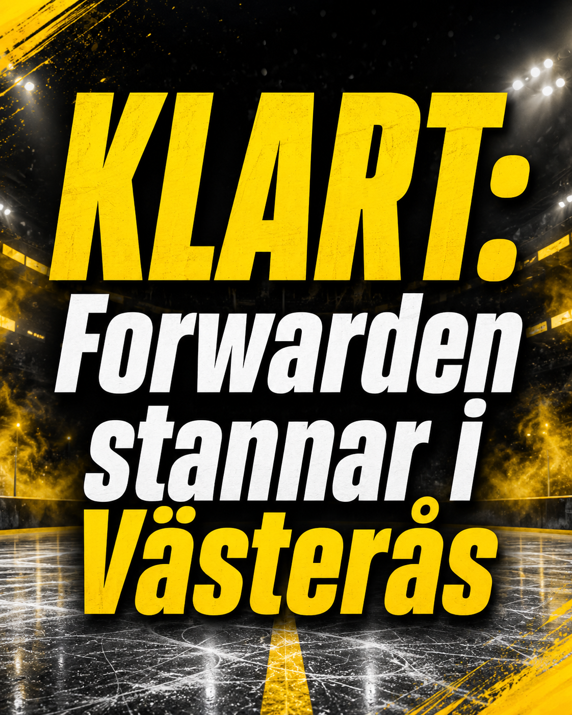 Västerås IK: KLART: Forwarden stannar i Västerås