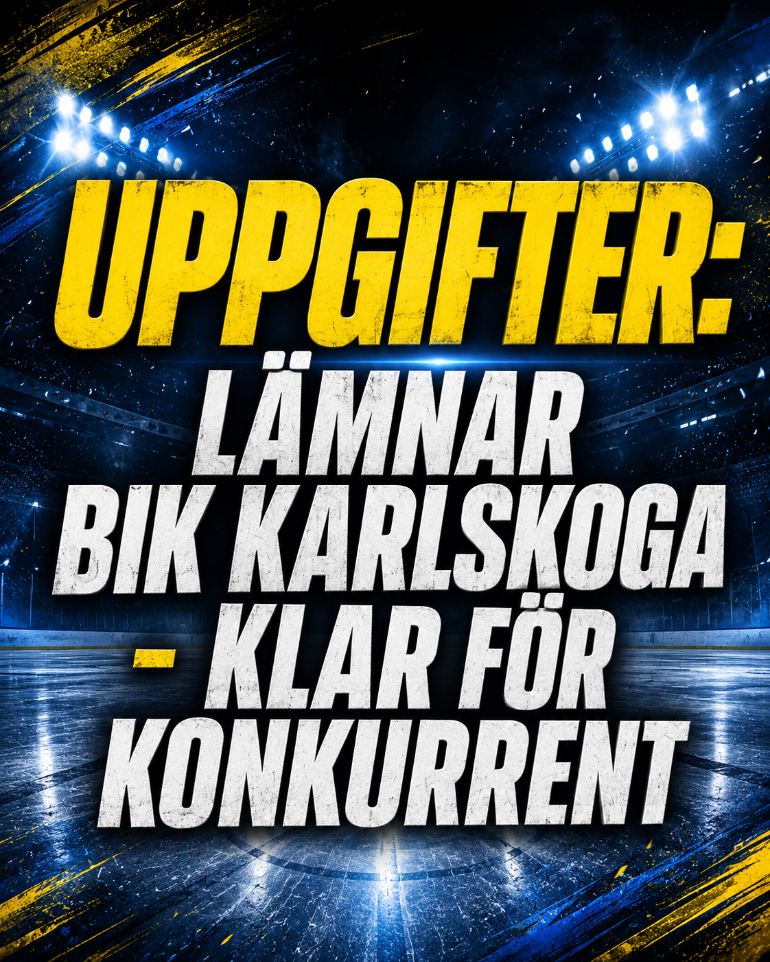 BIK Karlskoga: UPPGIFTER: Lämnar BIK Karlskoga - klar för konkurrent