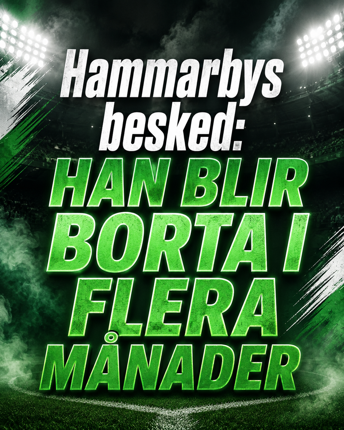 Hammarby IF: Hammarbys besked: Han blir borta i flera månader
