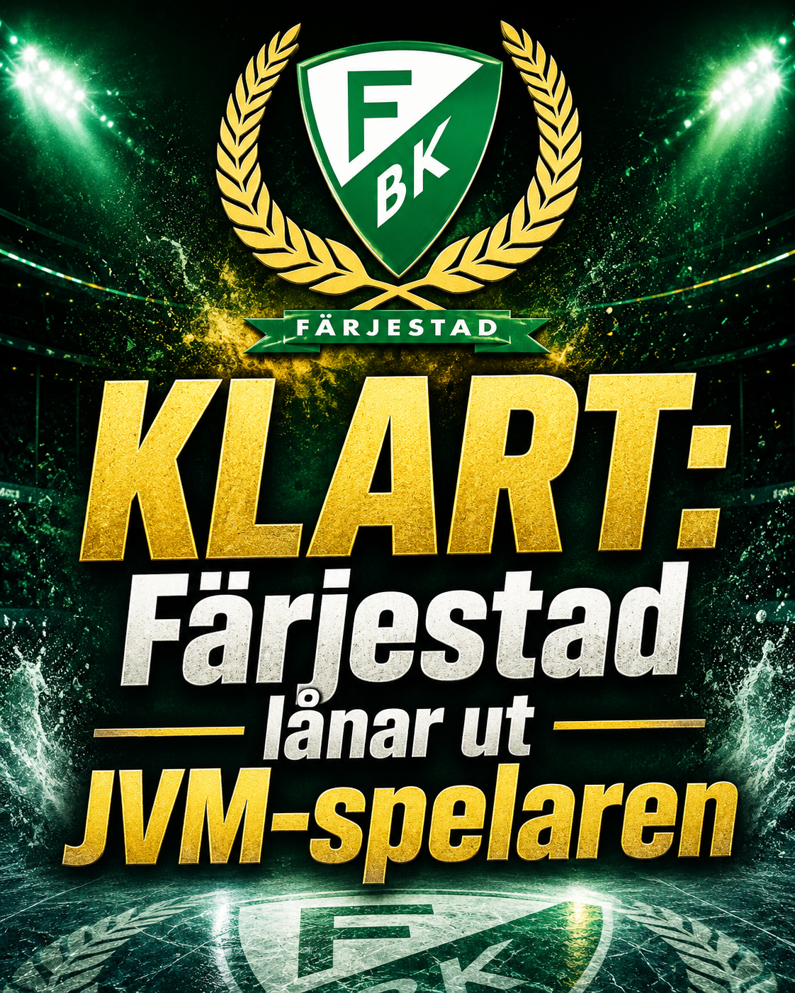 Färjestad: Klart: Färjestad lånar ut JVM-målvakten till BIK Karlskoga