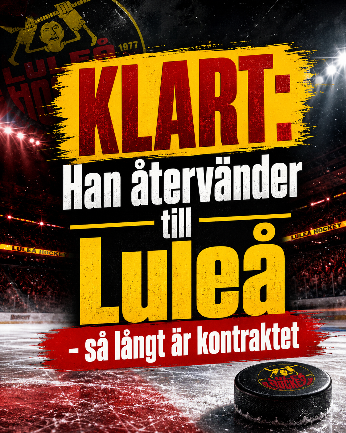 Luleå Hockey: KLART: Han återvänder till Luleå
