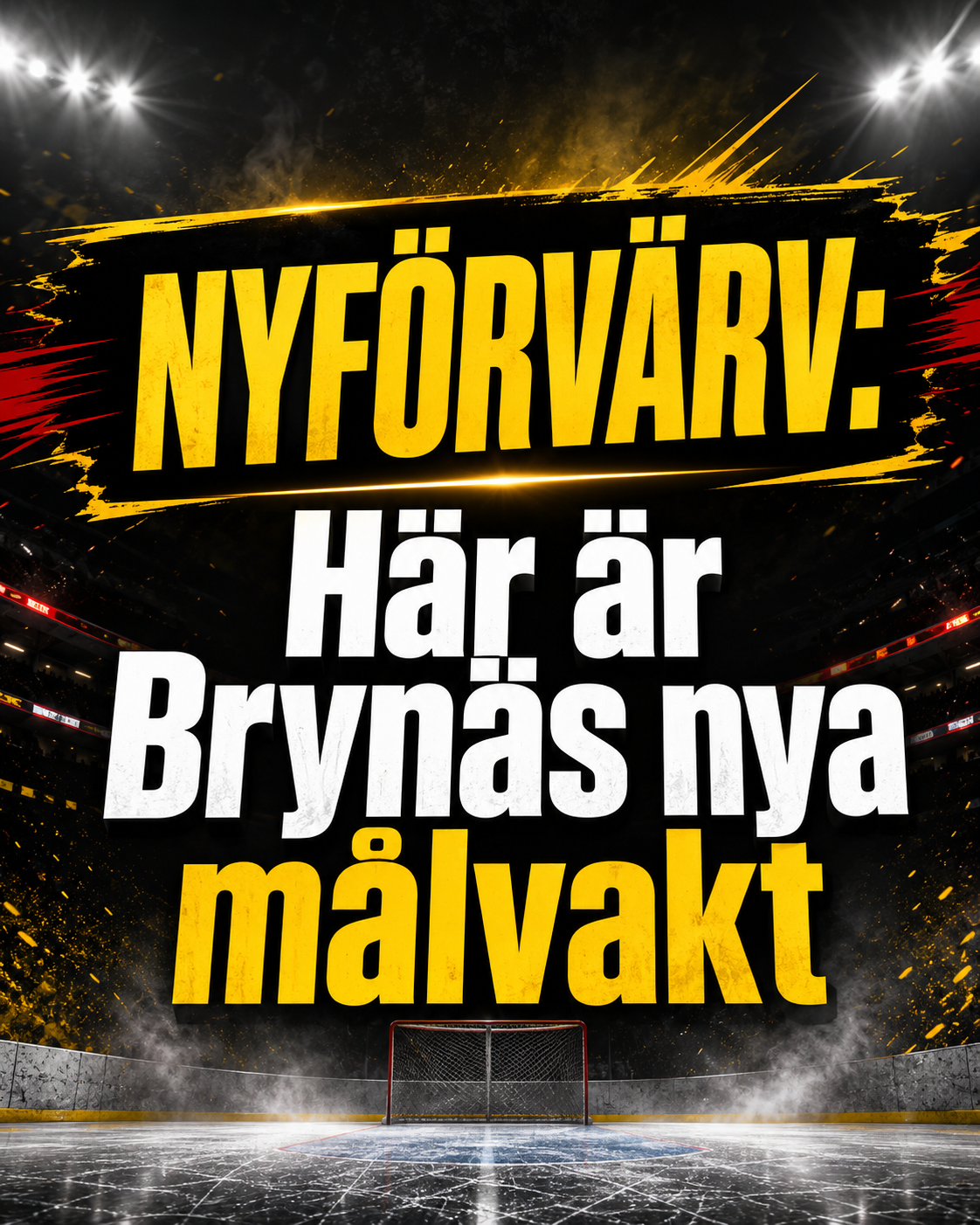 Brynäs: NYFÖRVÄRV: Här är Brynäs nya målvakt
