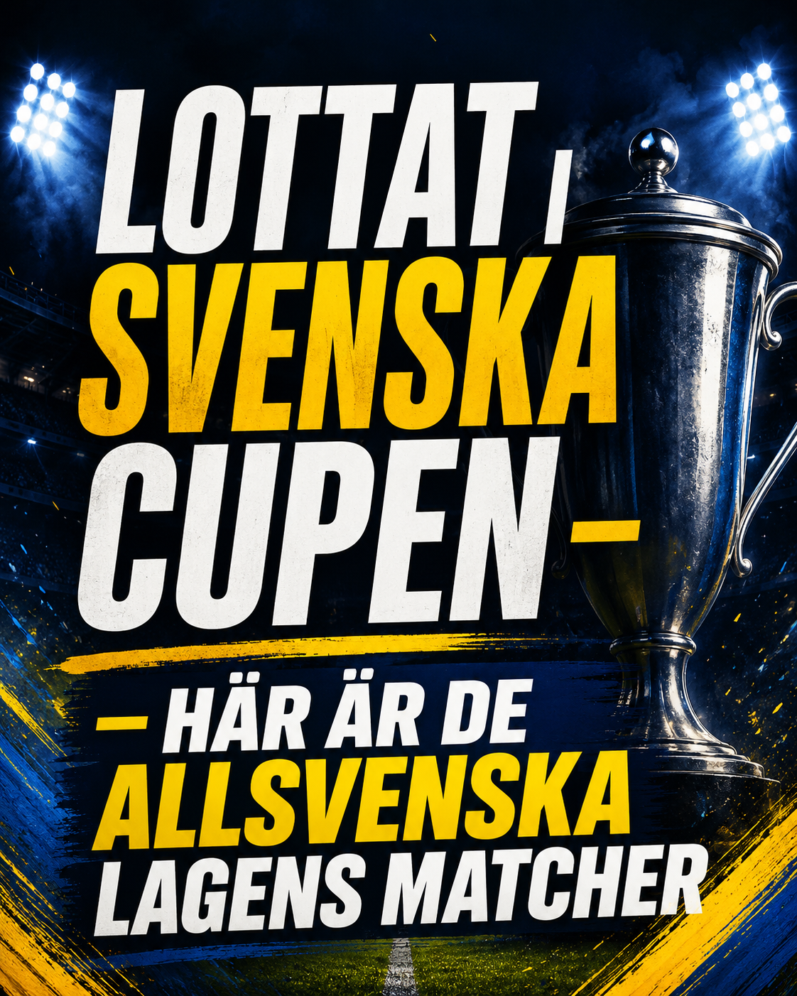 Lottat i Svenska cupen – här är de allsvenska lagens matcher