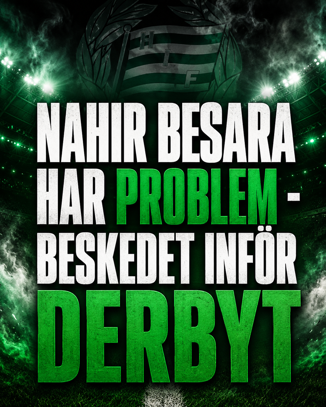 Nahir Besara har problem med en skada