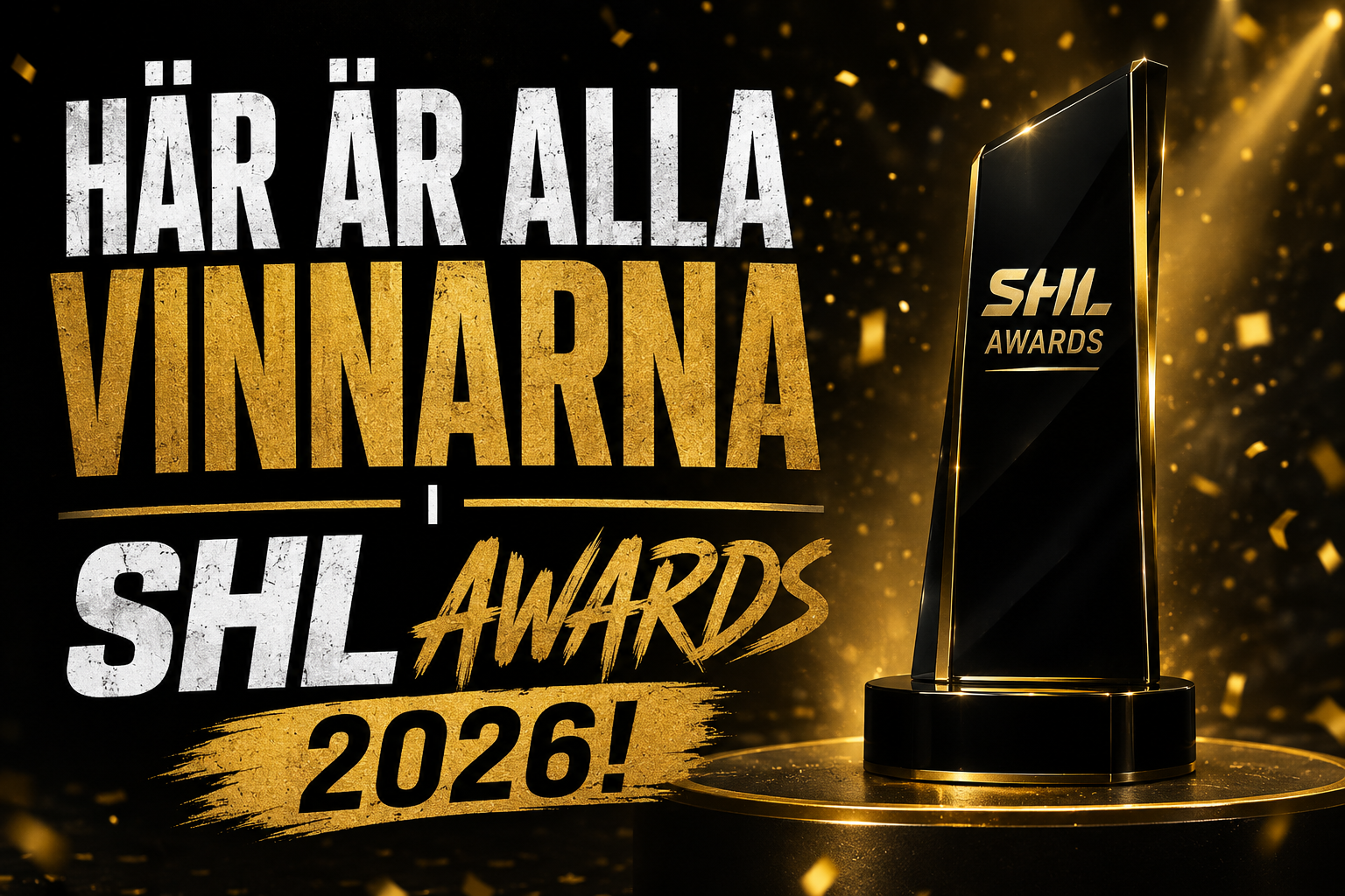 SHL: Här är alla vinnare i SHL Awards 2026