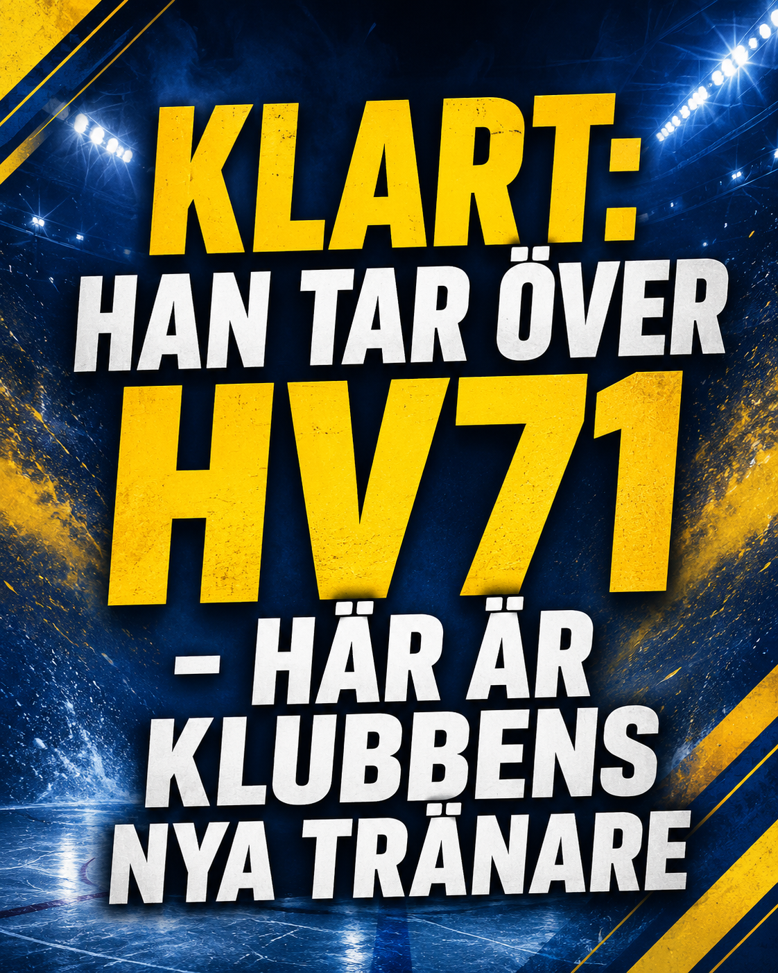 Hv71: KLART: Han tar över HV71 - här är klubbens nya tränare