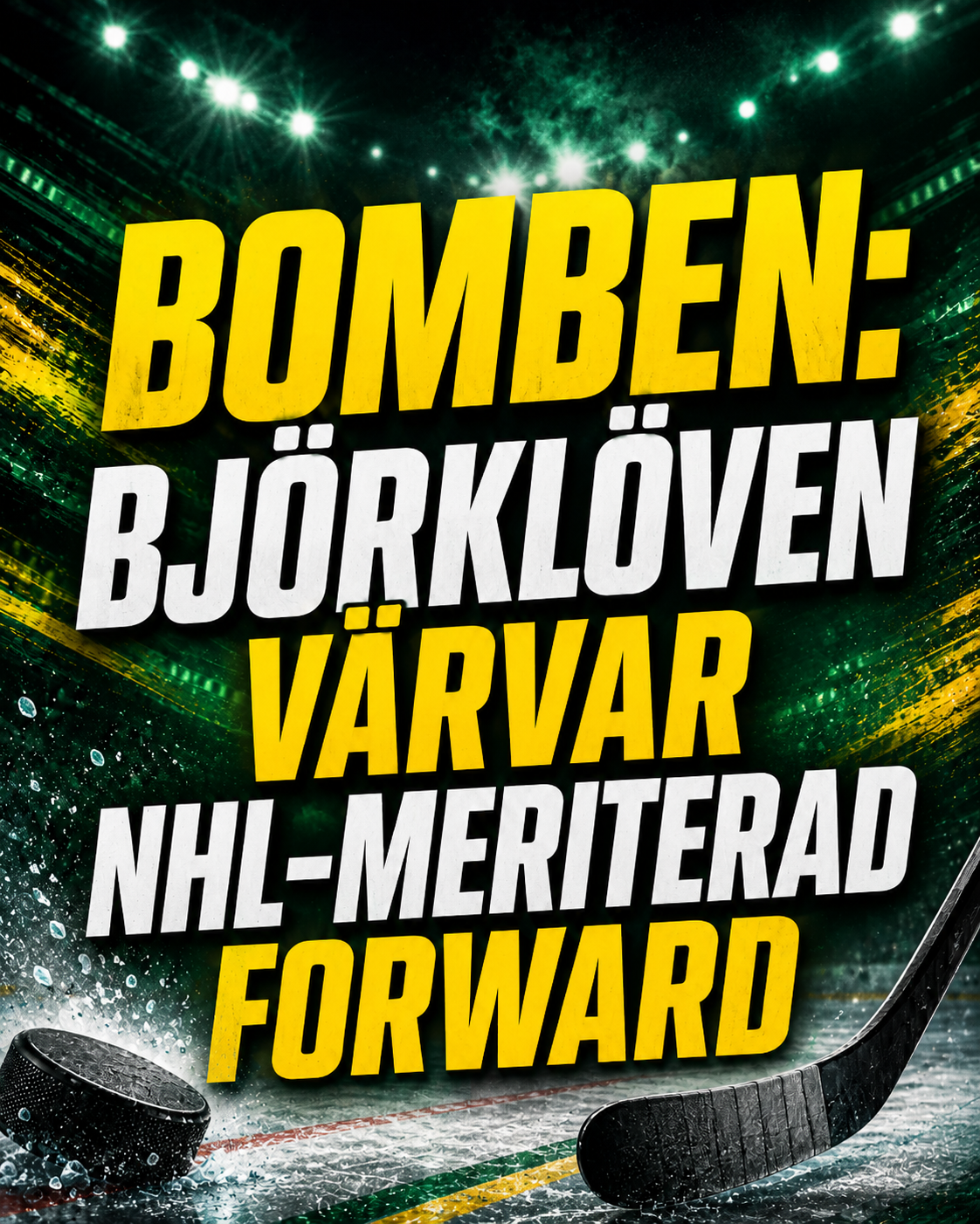 Björklöven: BOMBEN: Björklöven värvar NHL-meriterad forward