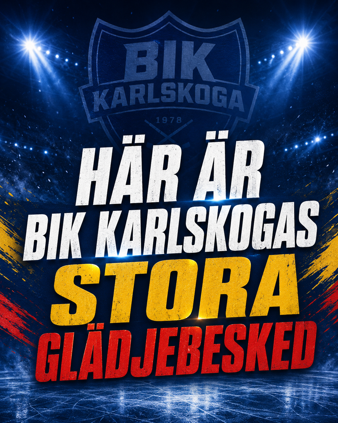BIK Karlskoga: Här är BIK Karlskogas stora glädjebesked