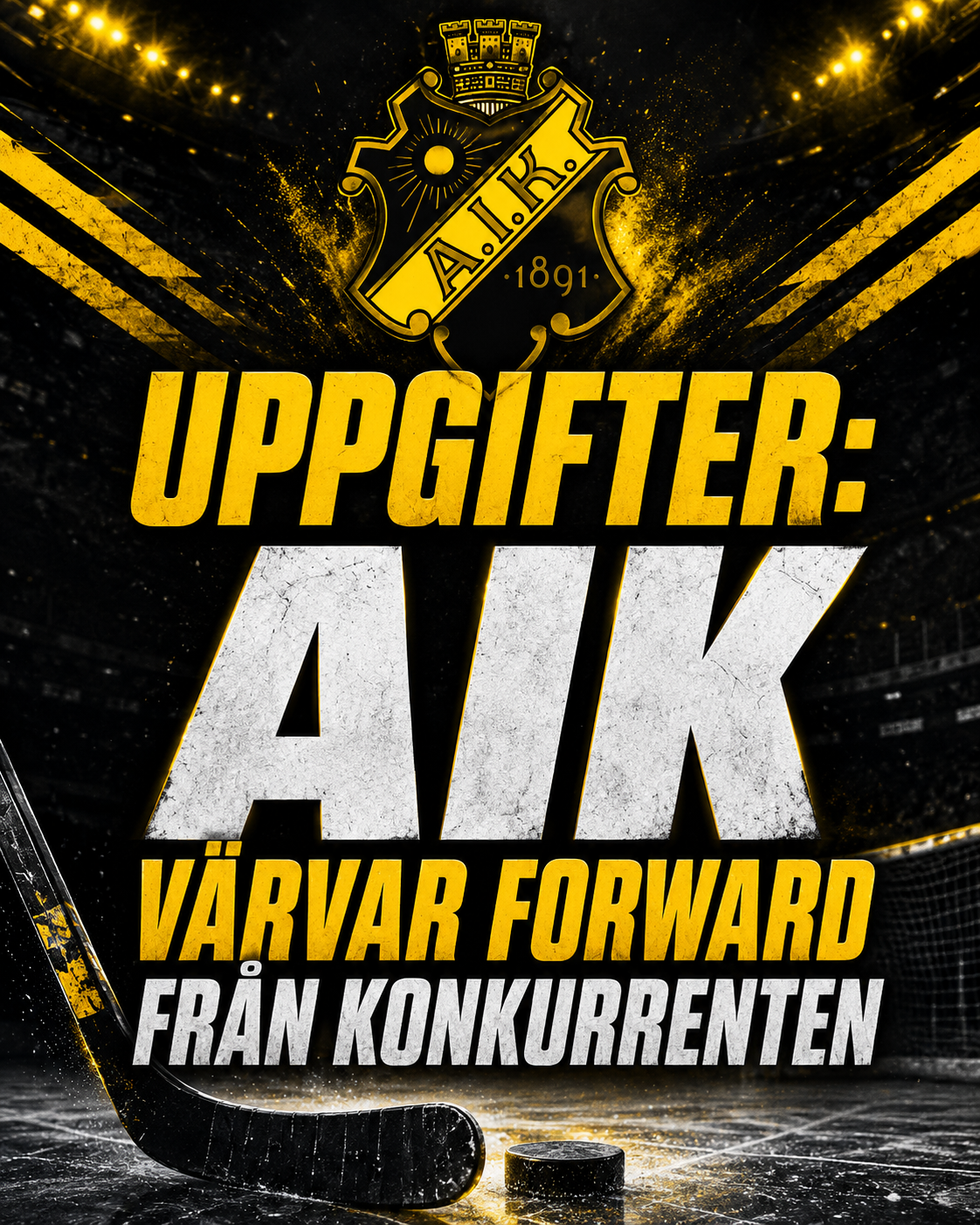 AIK Hockey: UPPGIFTER: AIK värvar forward från konkurrenten