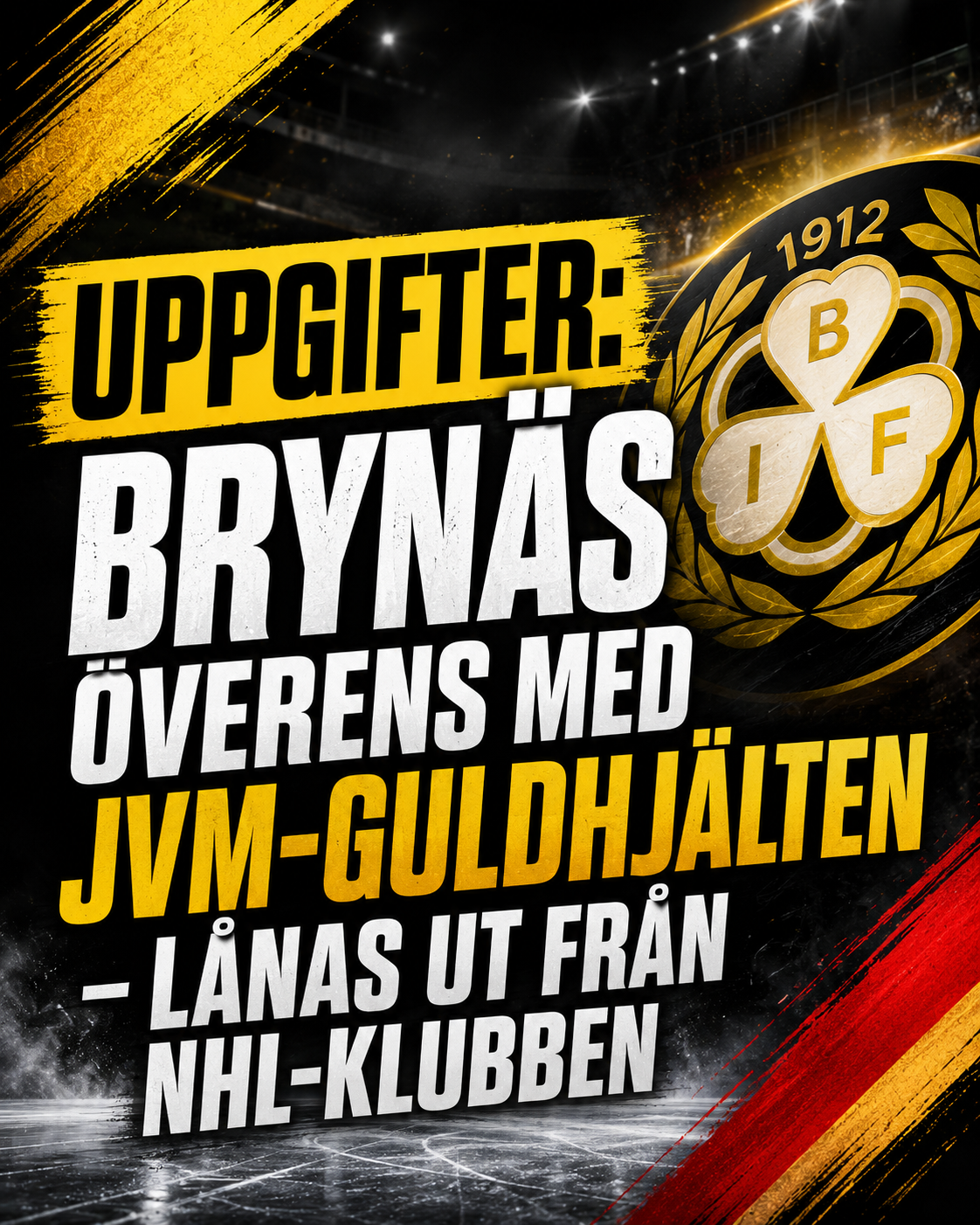 Brynäs: Uppgifter: Brynäs överens med JVM-guldhjälten – lånas ut från NHL-klubben