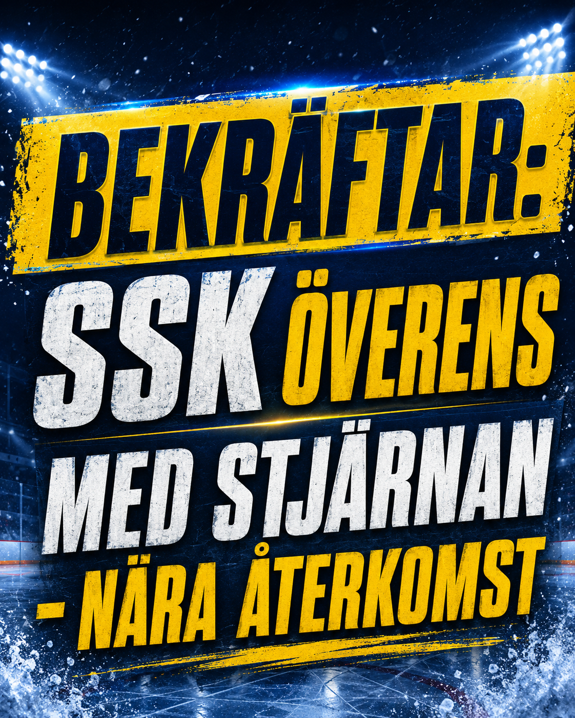 Södertälje: Uppgifter: SSK nära drömåterkomst – muntligt överens