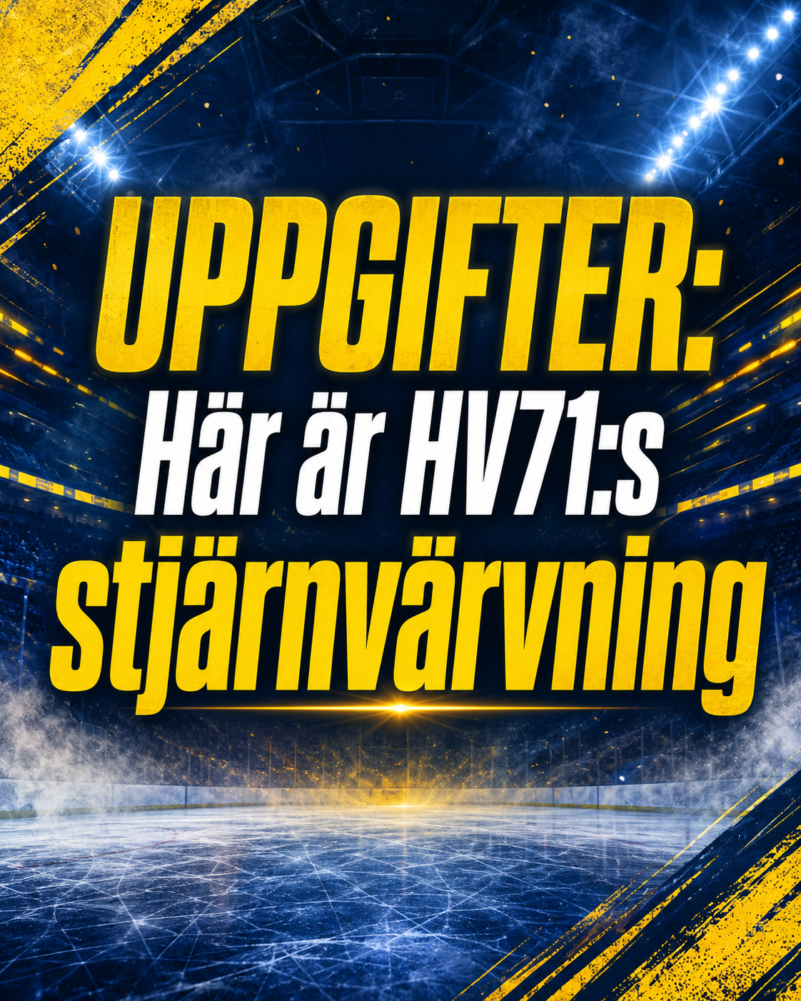 UPPGIFTER: Här är HV71:s stjärnvärvning