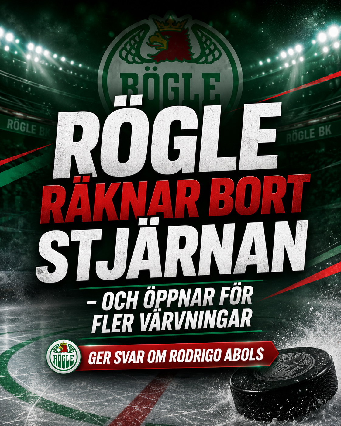 Rögle BK: Rögle räknar bort stjärnan – och öppnar för fler värvningar