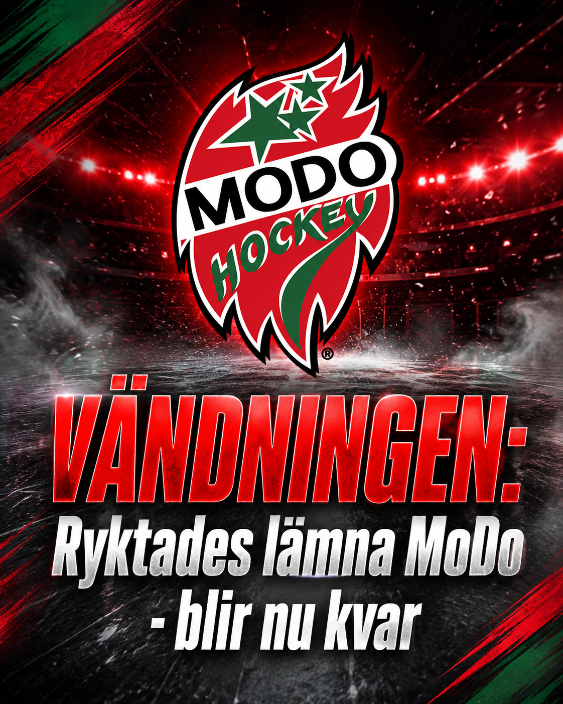 Modo: VÄNDNINGEN: Ryktades lämna MoDo - blir nu kvar