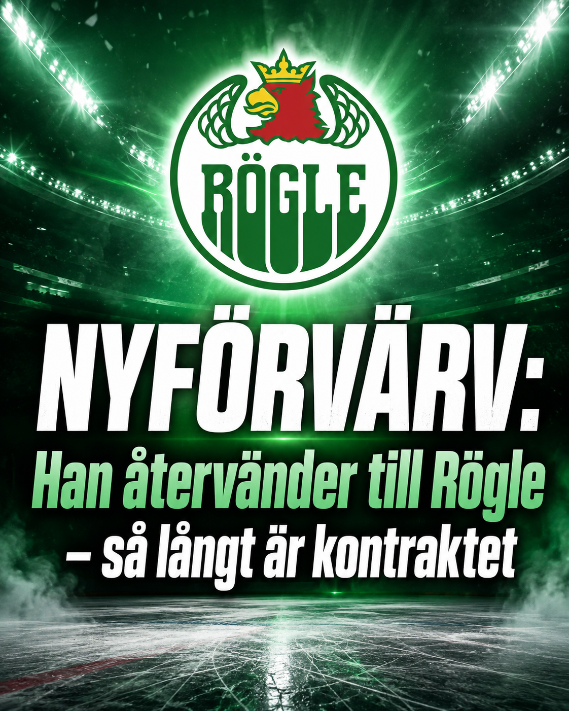Rögle BK: NYFÖRVÄRV: Han återvänder till Rögle - så långt är kontraktet