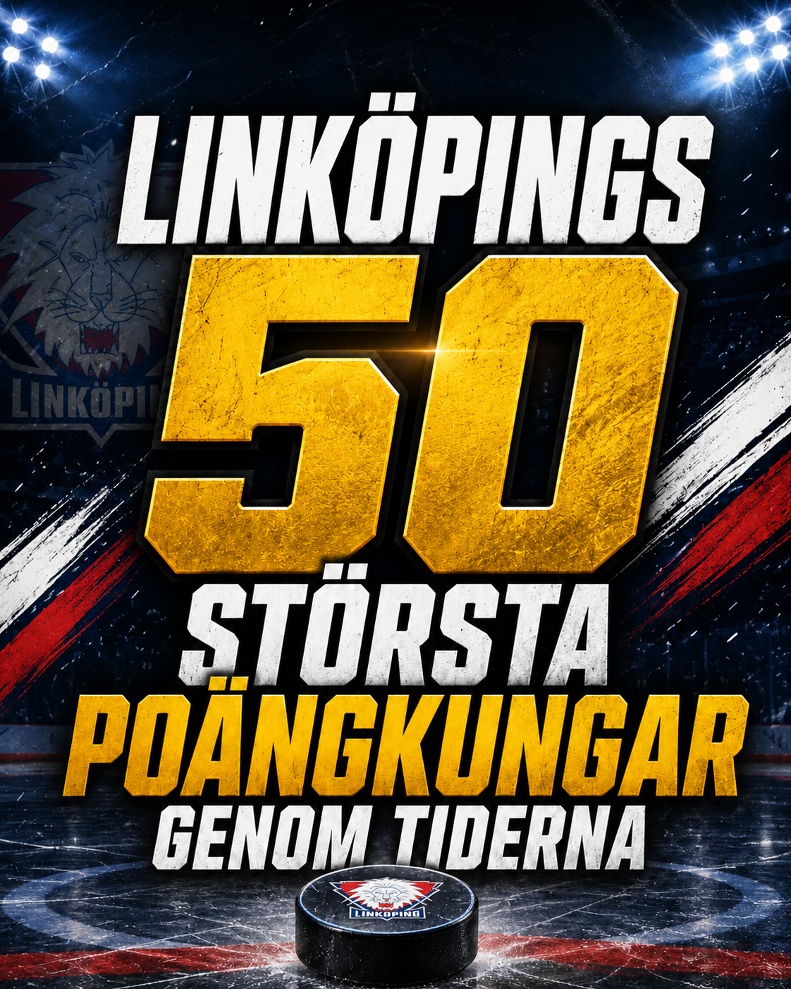 Linköping HC: LISTA: Linköpings 50 största poängkungar genom tiderna