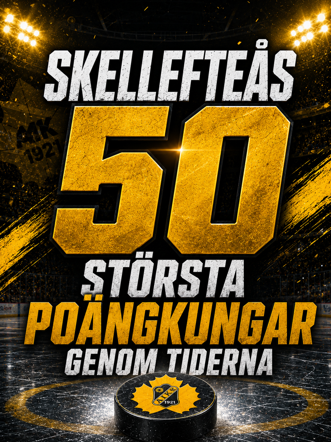 Skellefteå AIK: LISTA: Skellefteås 50 största poängkungar genom tiderna