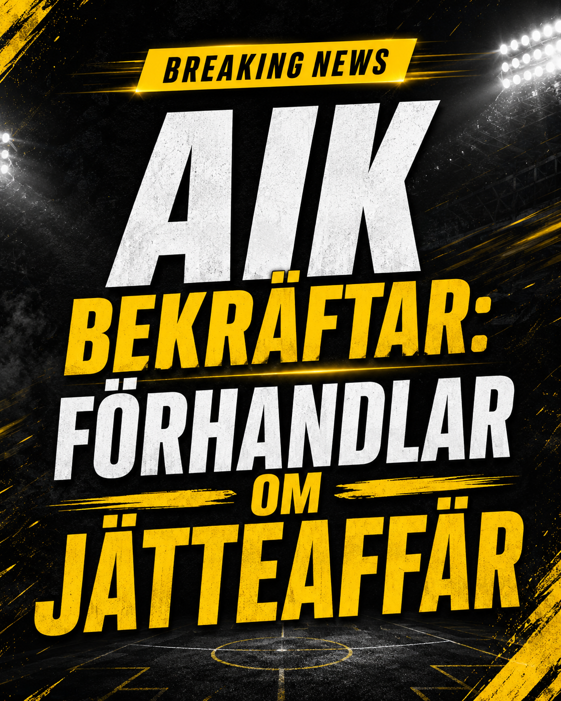 AIK bekräftar: Förhandlar om jätteaffär