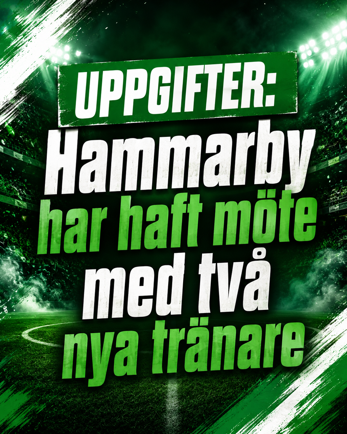 UPPGIFTER: Hammarby har haft möte med två nya tränare