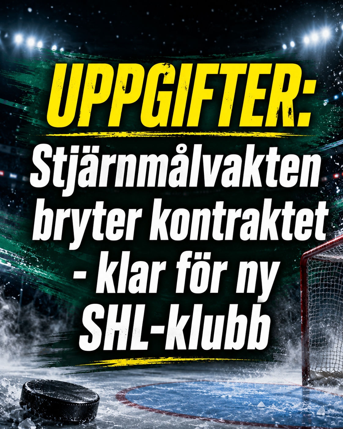 SHL: UPPGIFTER: Stjärnmålvakten bryter kontraktet - klar för ny SHL-klubb