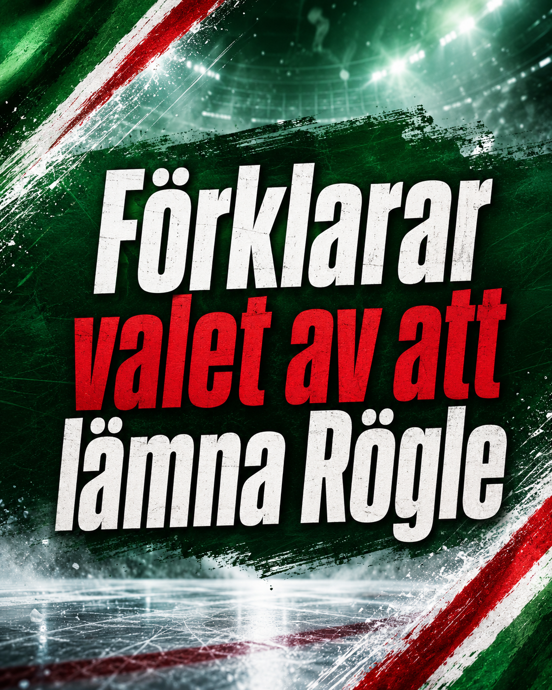 Rögle BK: Förklarar valet av att lämna Rögle