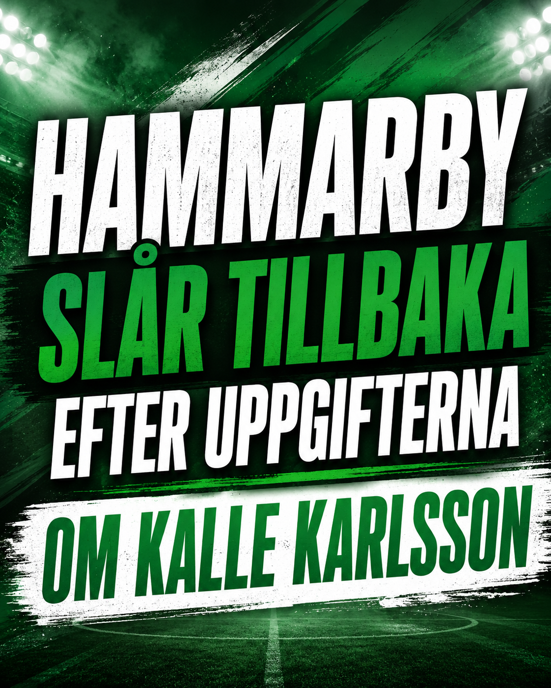 Hammarby IF: Hammarby slår tillbaka efter uppgifterna om Kalle Karlsson