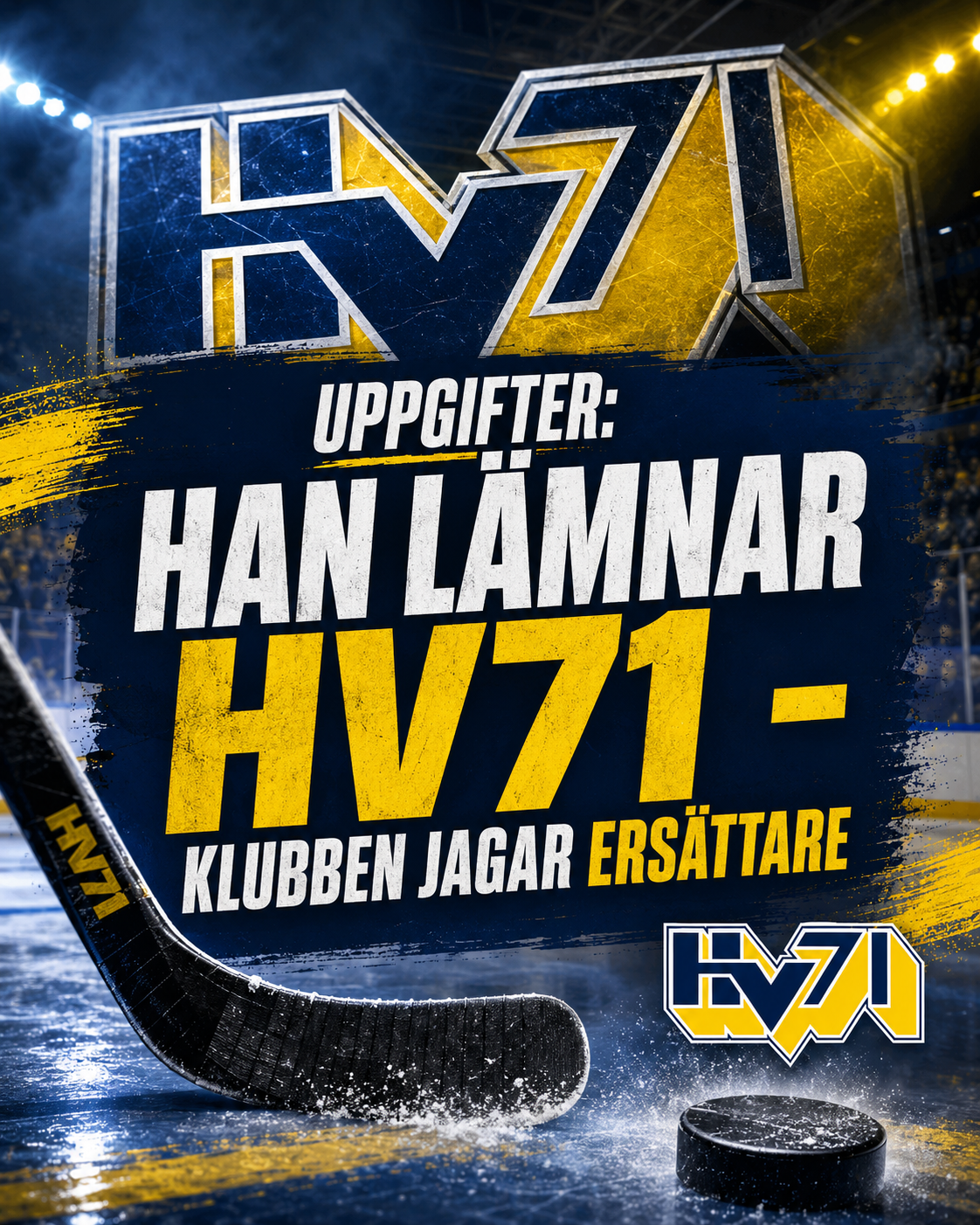 Hv71: Uppgifter: Han lämnar HV71 - klubben jagar ersättare