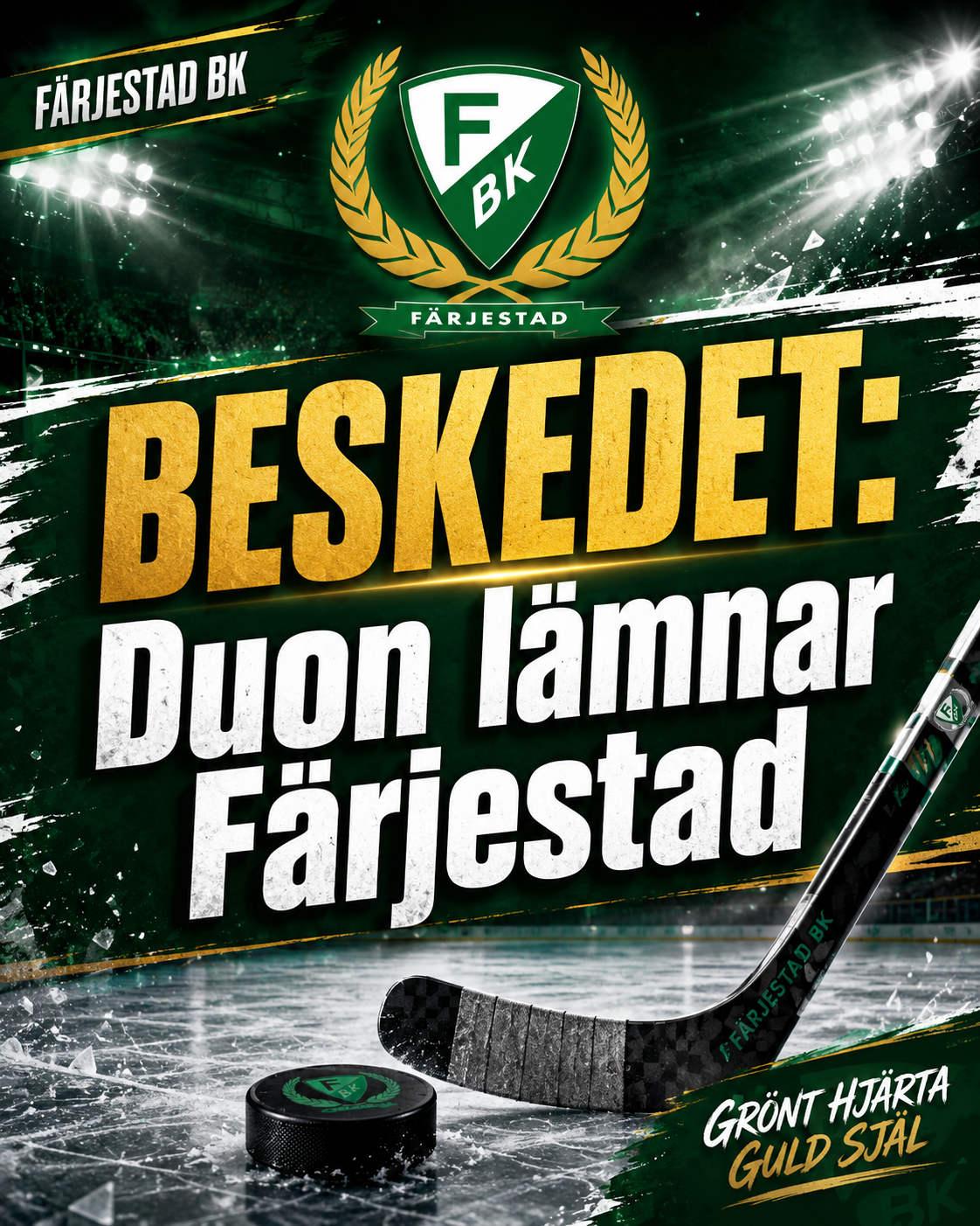 Färjestad: Beskedet: Duon lämnar Färjestad