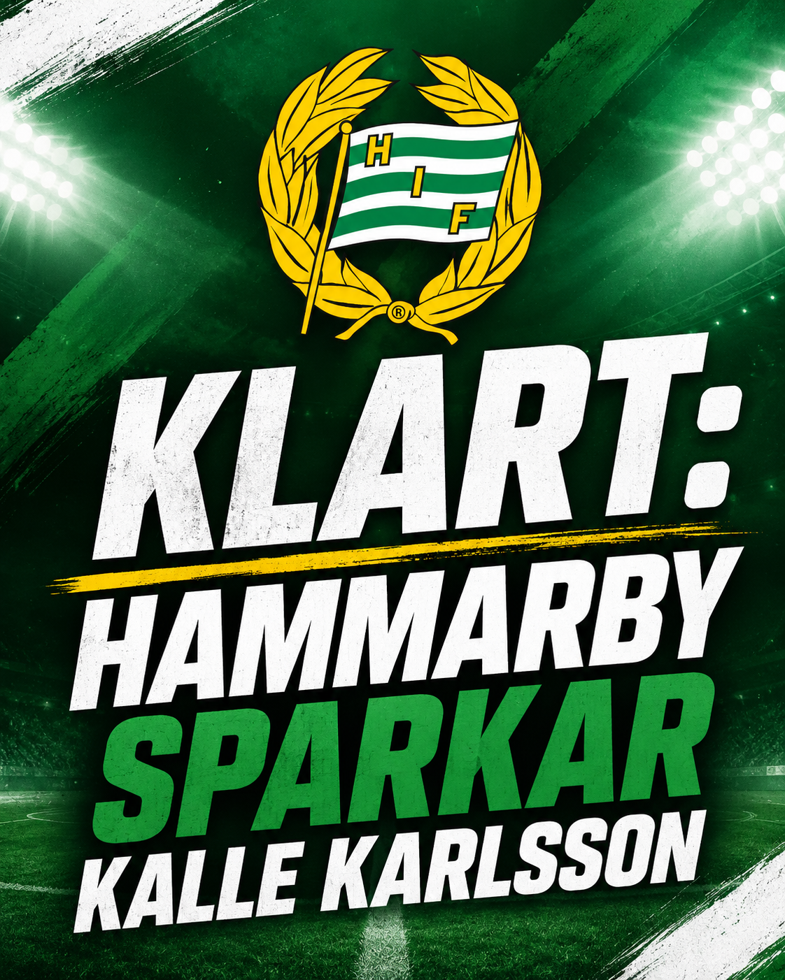 KLART: Hammarby sparkar Kalle Karlsson