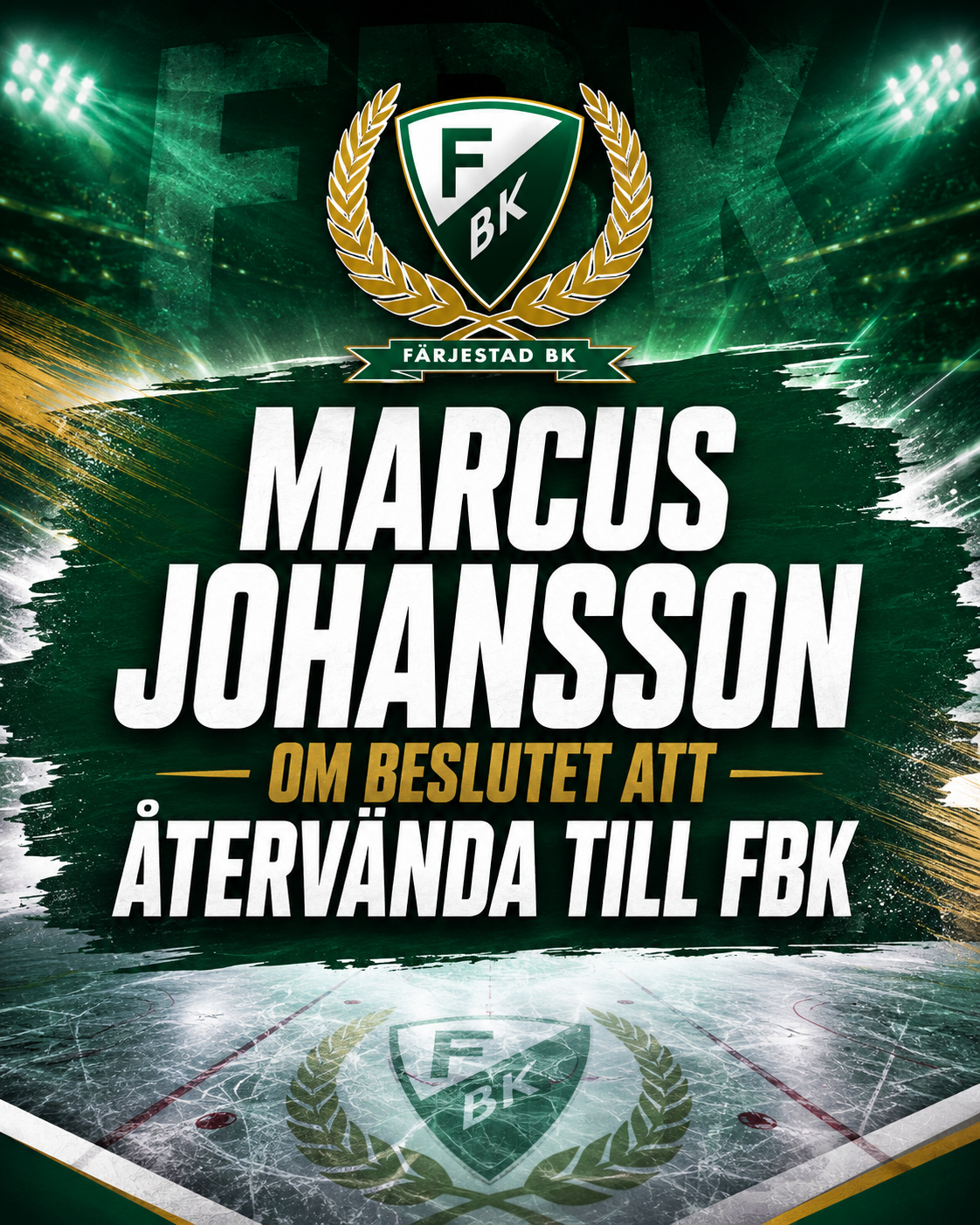 Färjestad: Marcus Johansson om beslutet att återvända till FBK