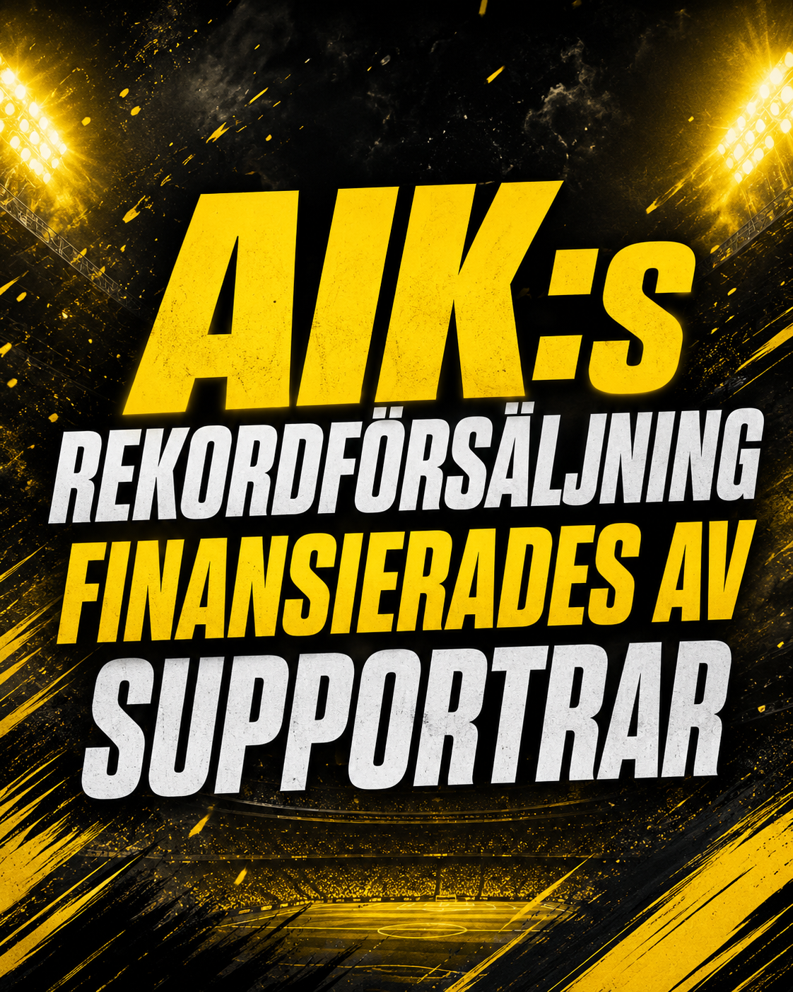 Supportrarna bakom AIK:s jättetalang – nu kan han rädda ekonomin