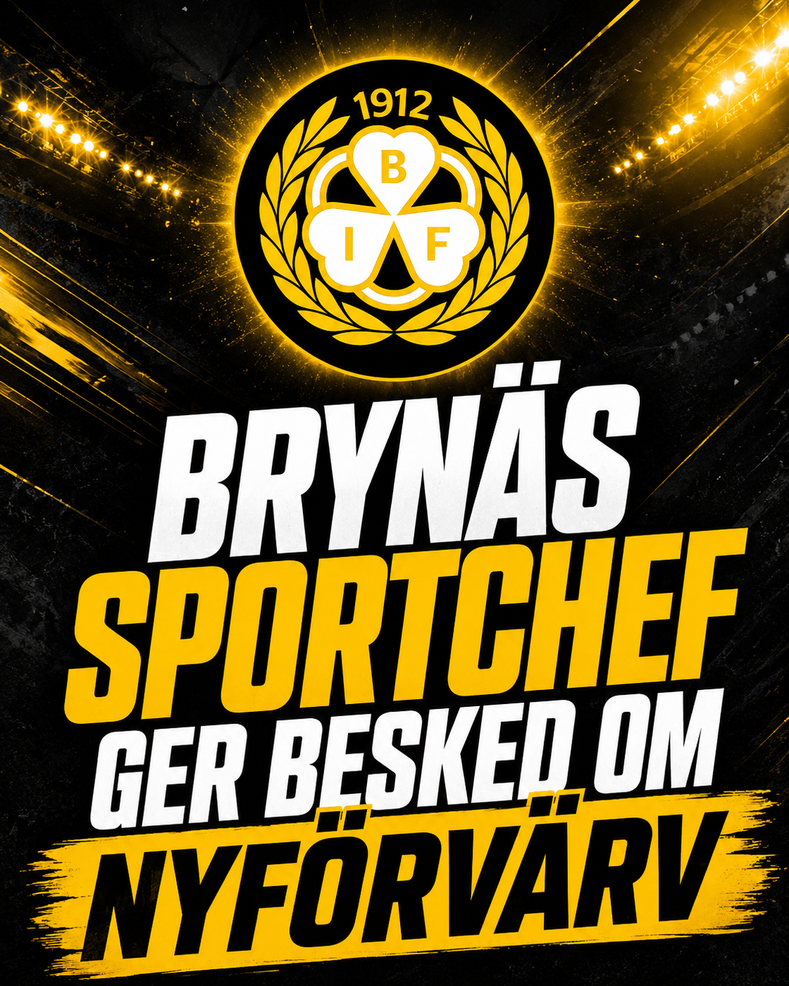 Brynäs: Brynäs sportchef Johan Alcén ger besked om nyförvärv